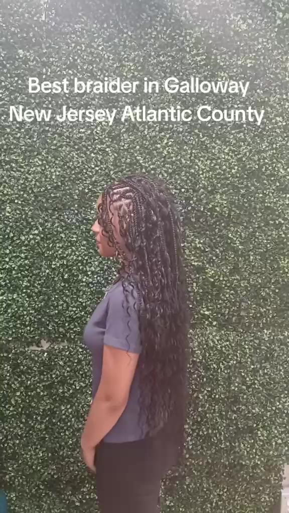 Fulani braids styled by Joy